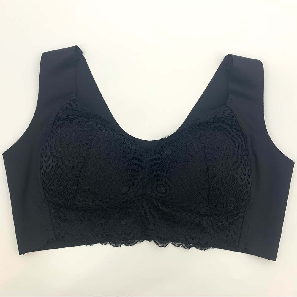 Black Lace Bra